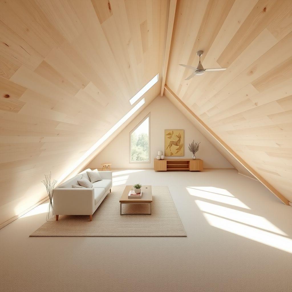 Contemporary attic - AI Generated