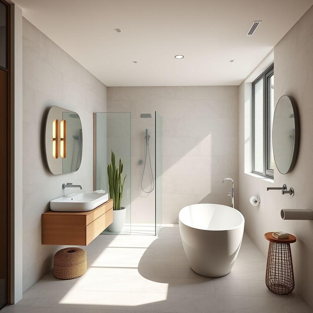 Contemporary bathroom - AI Generated