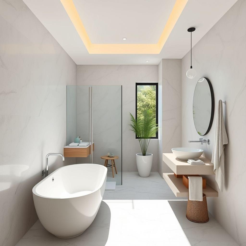 Contemporary bathroom - AI Generated