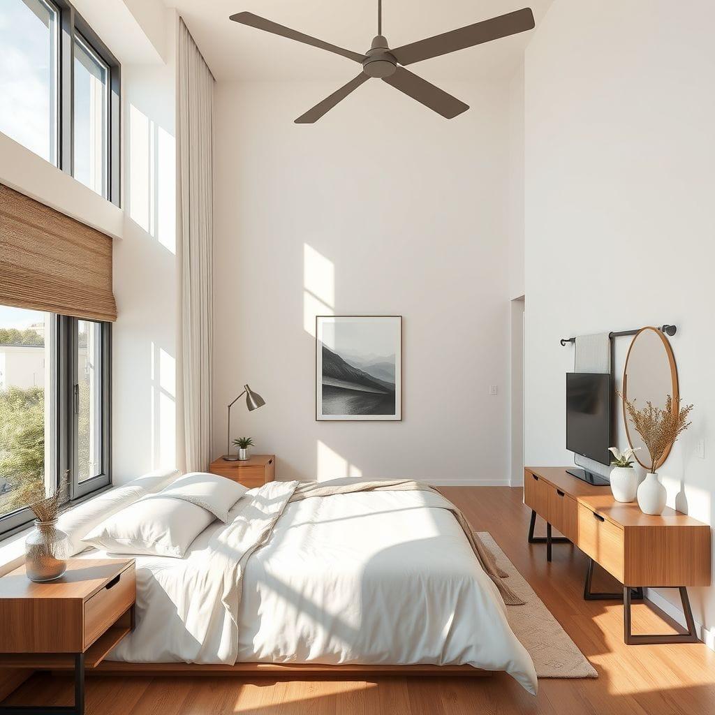 Contemporary bedroom - AI Generated