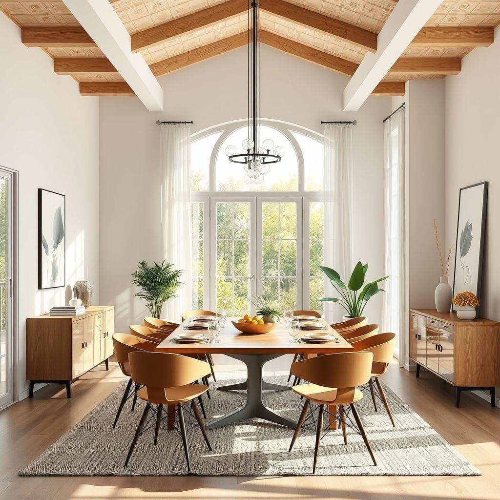 Contemporary dining room - AI Generated