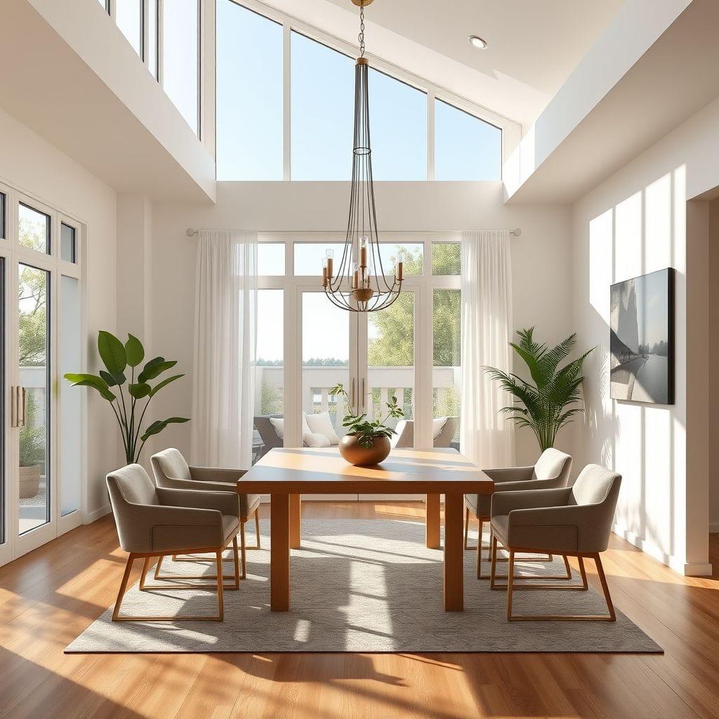 Contemporary dining room - AI Generated