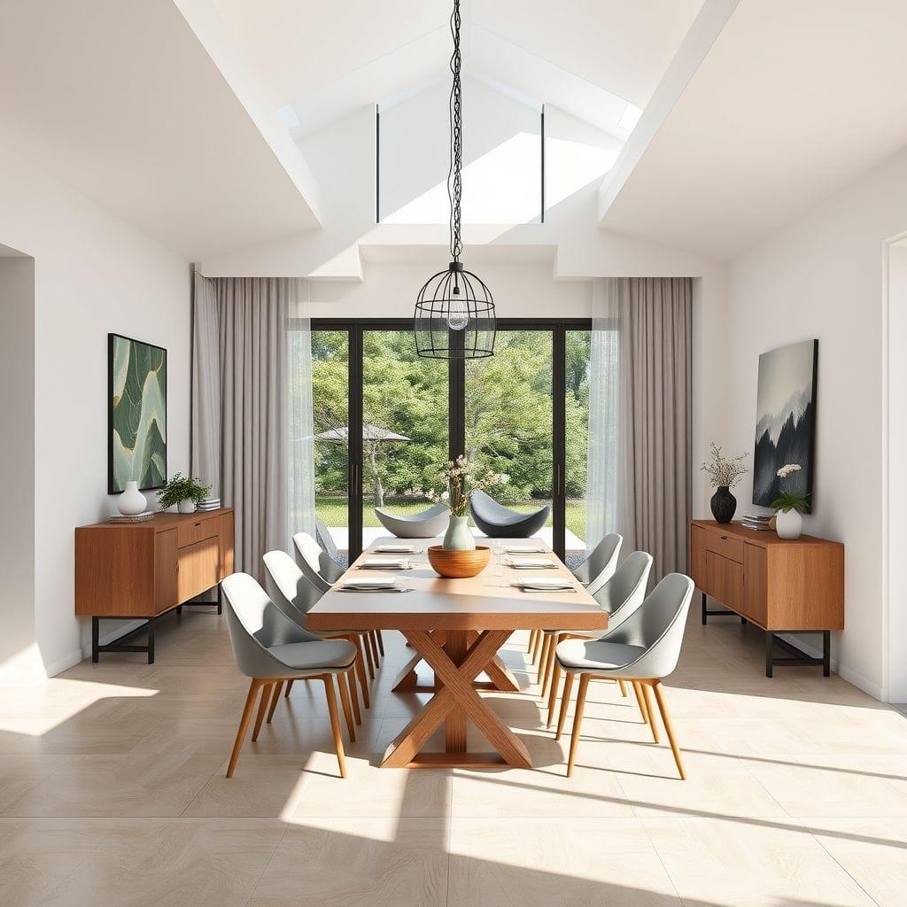 Contemporary dining room - AI Generated
