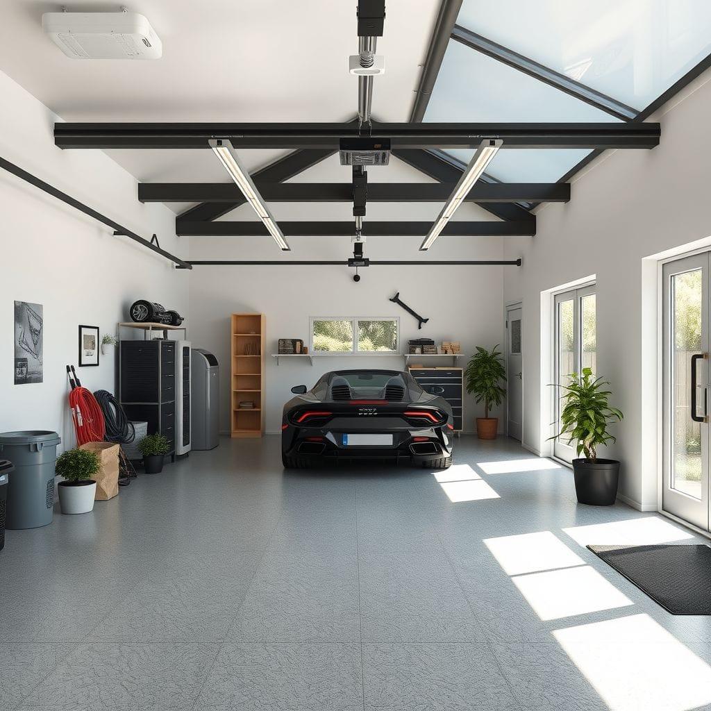 Contemporary garage - AI Generated