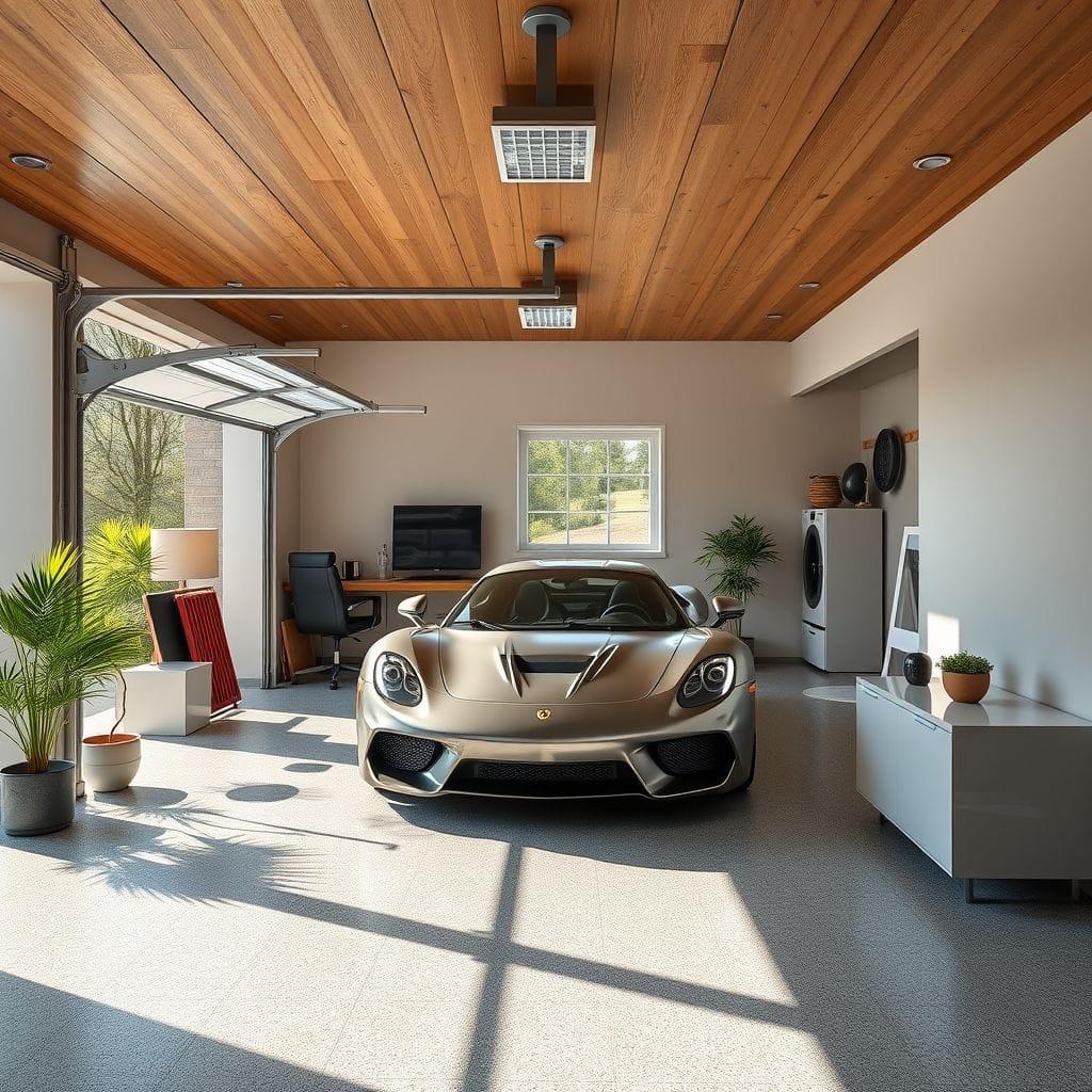 Contemporary garage - AI Generated