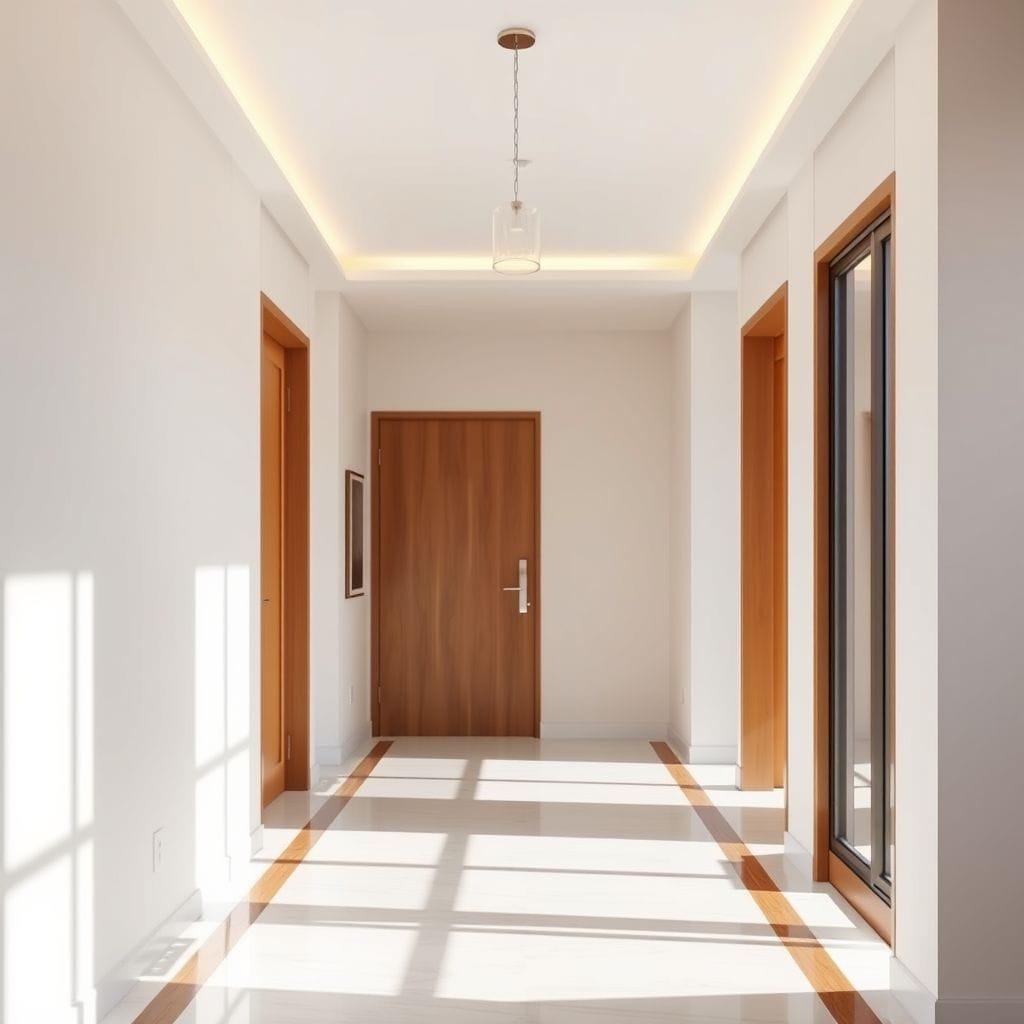 Contemporary hallway - AI Generated