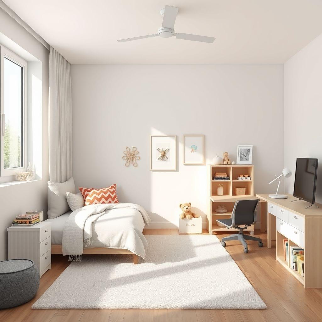 Contemporary kids room - AI Generated