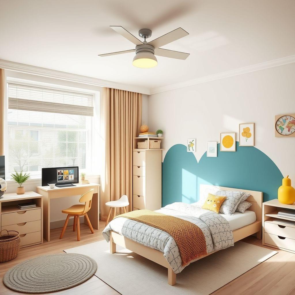 Contemporary kids room - AI Generated