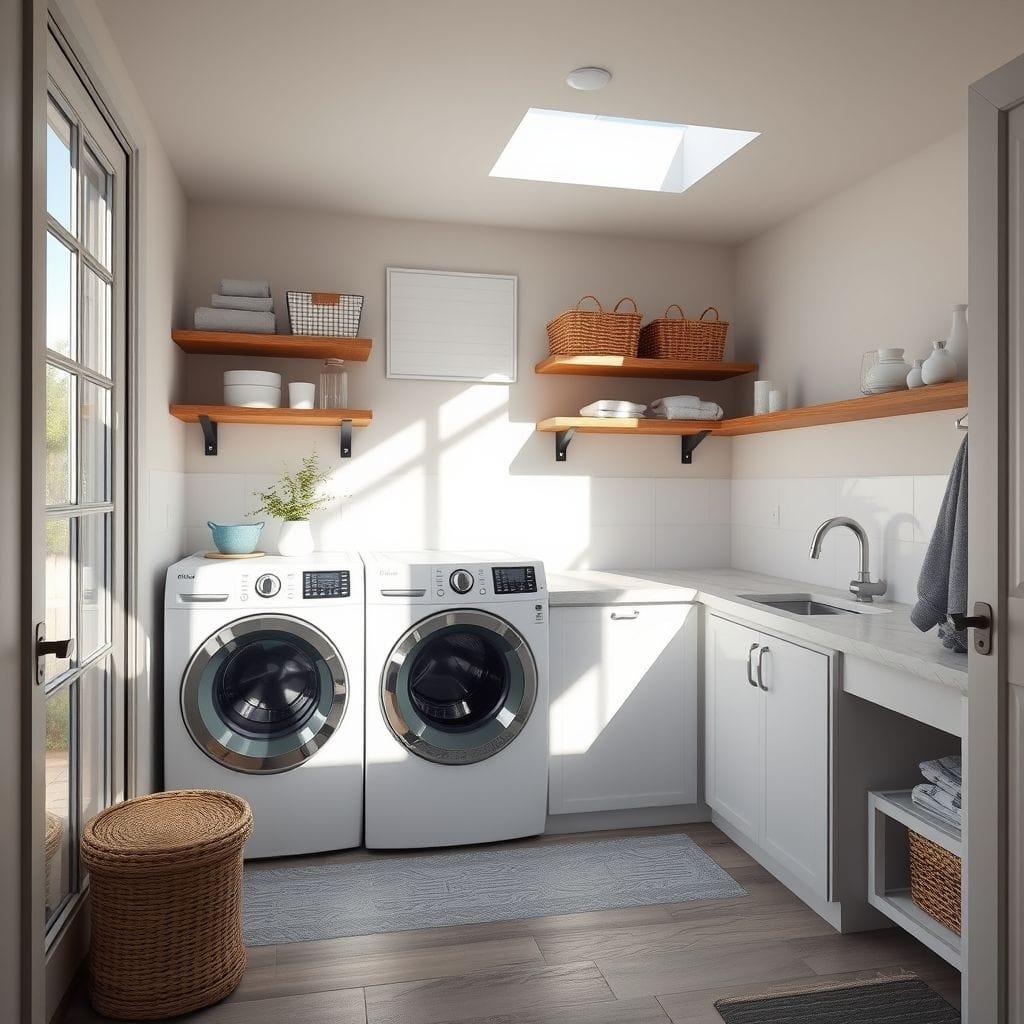 Contemporary laundry room - AI Generated