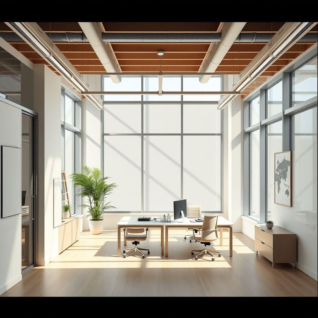 Contemporary office - AI Generated