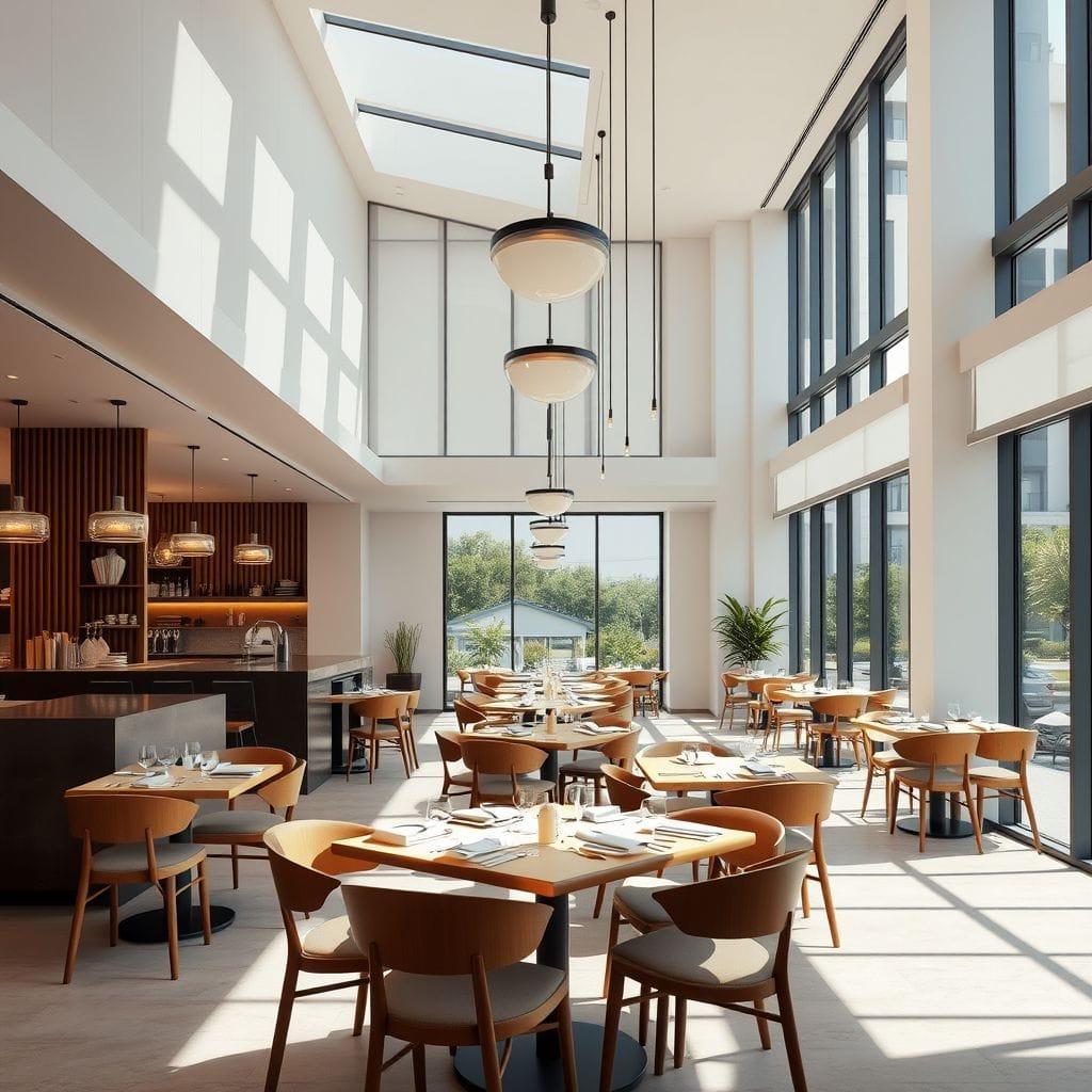 Contemporary restaurant - AI Generated