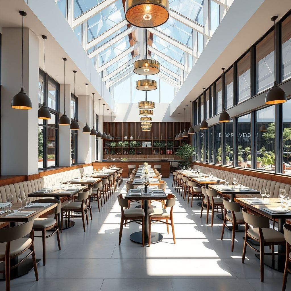 Contemporary restaurant - AI Generated