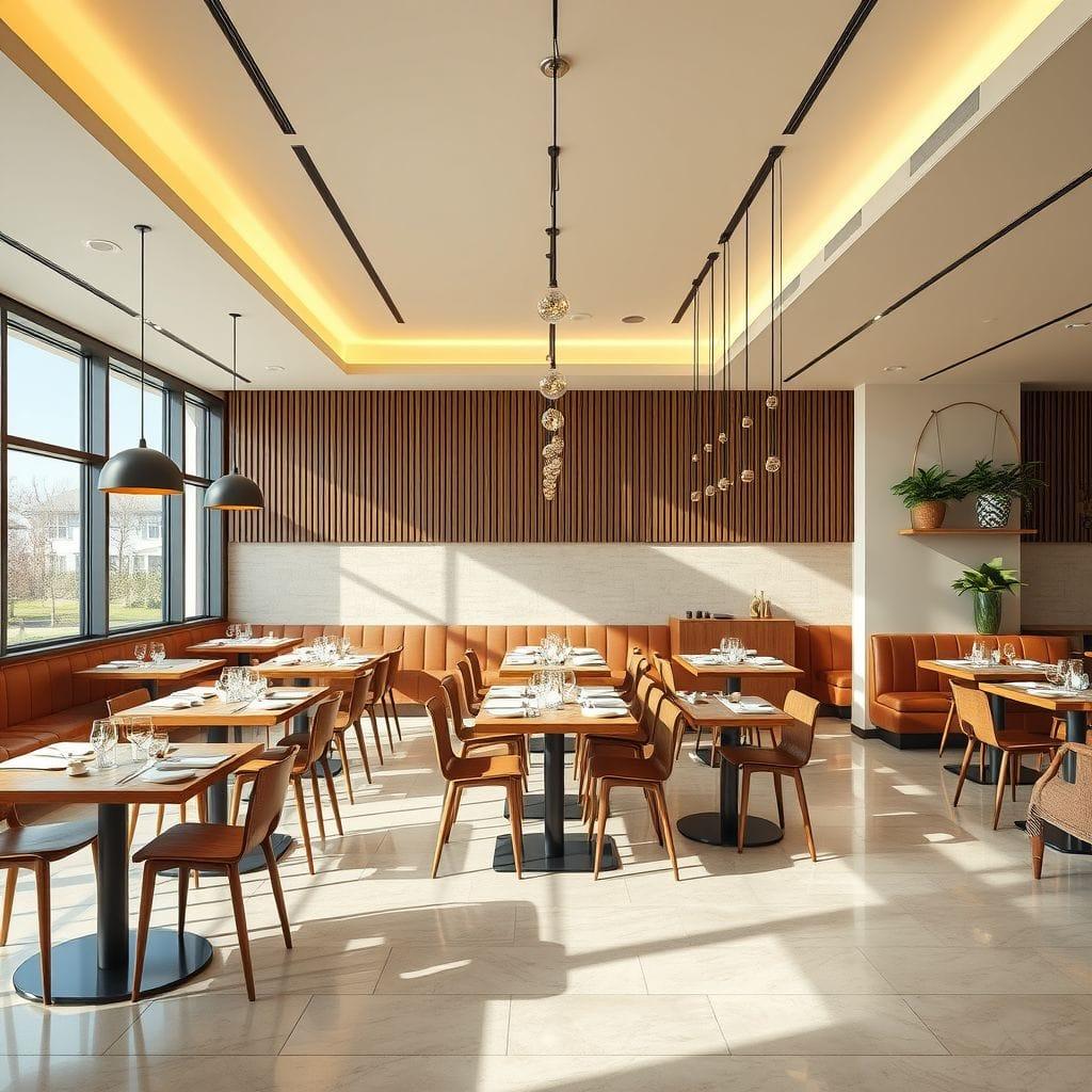 Contemporary restaurant - AI Generated