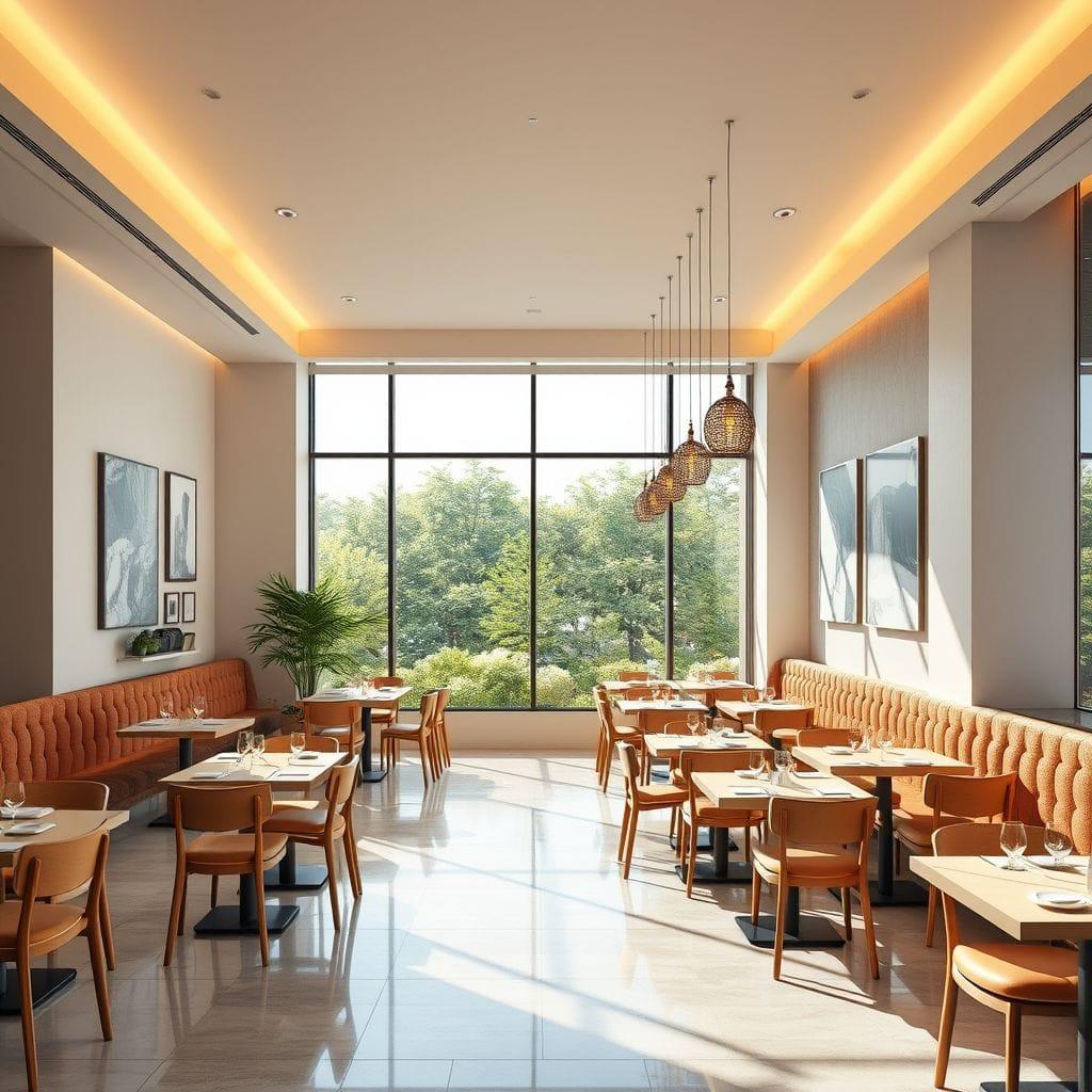 Contemporary restaurant - AI Generated