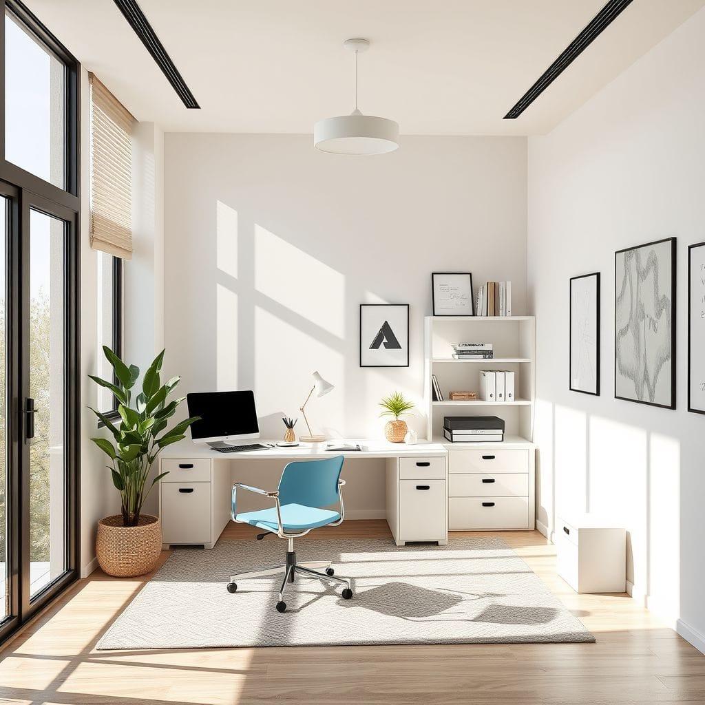 Contemporary study room - AI Generated