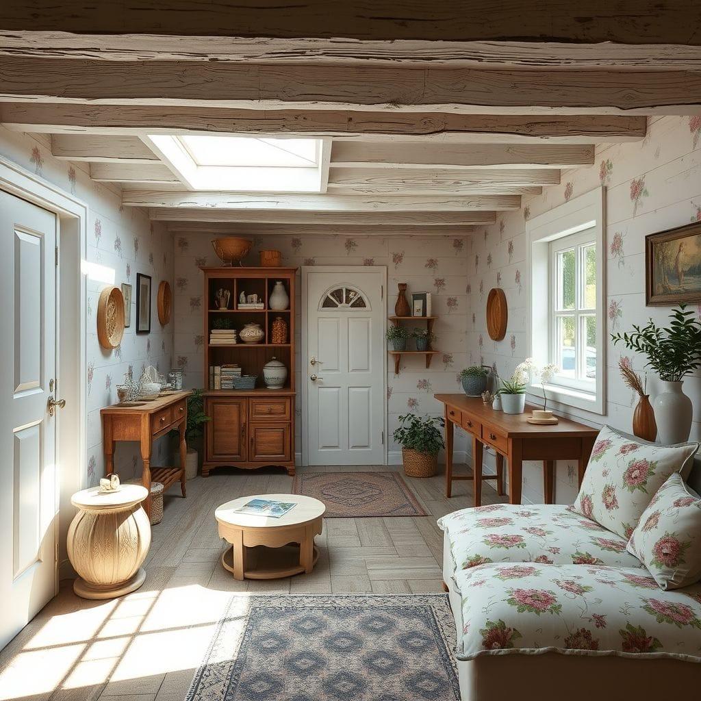Cottagecore basement - AI Generated