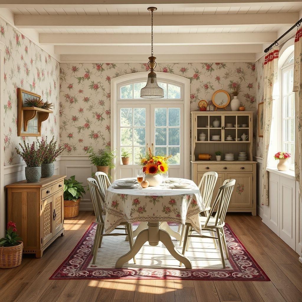 Cottagecore dining room - AI Generated