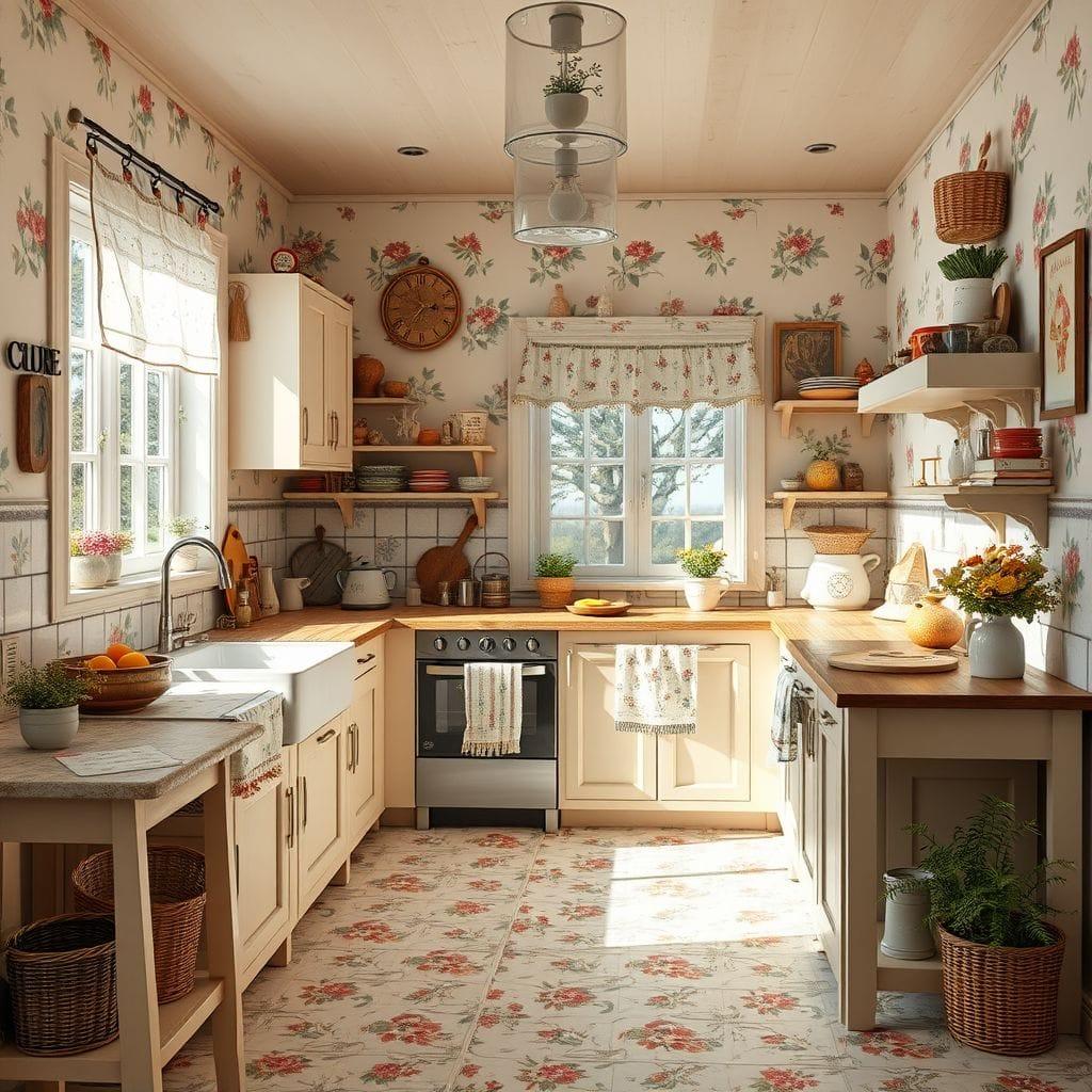 Cottagecore kitchen - AI Generated