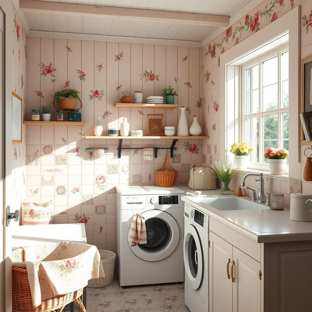 Cottagecore laundry room - AI Generated