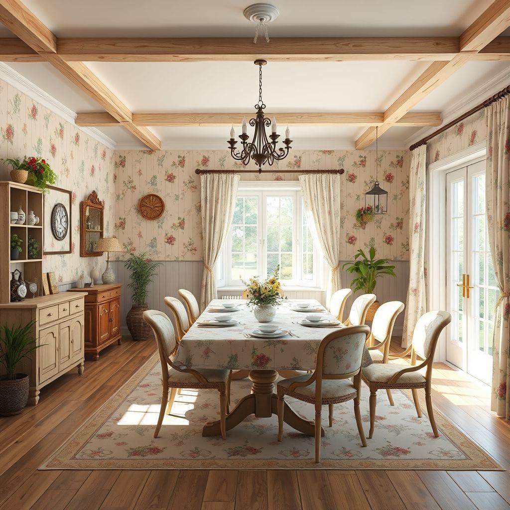 Cottagecore meeting room - AI Generated