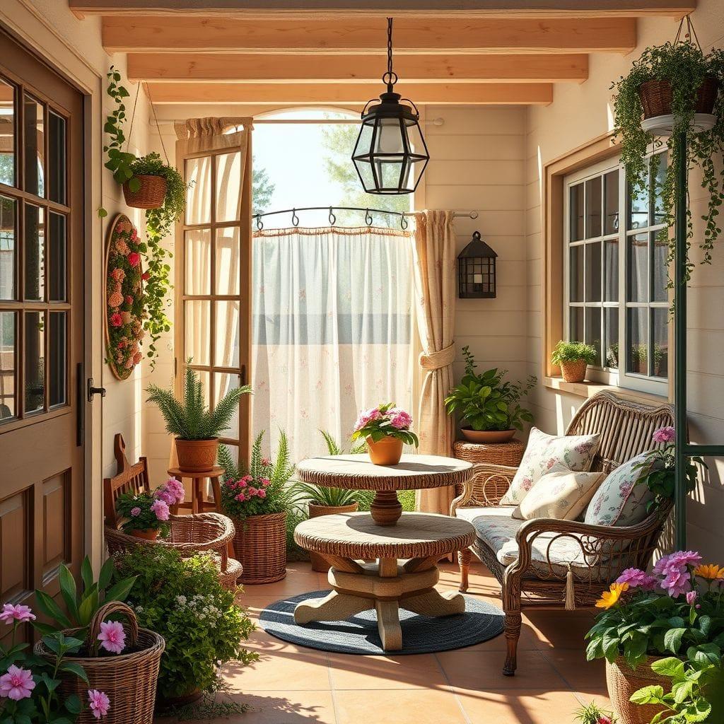 Cottagecore outdoor garden - AI Generated