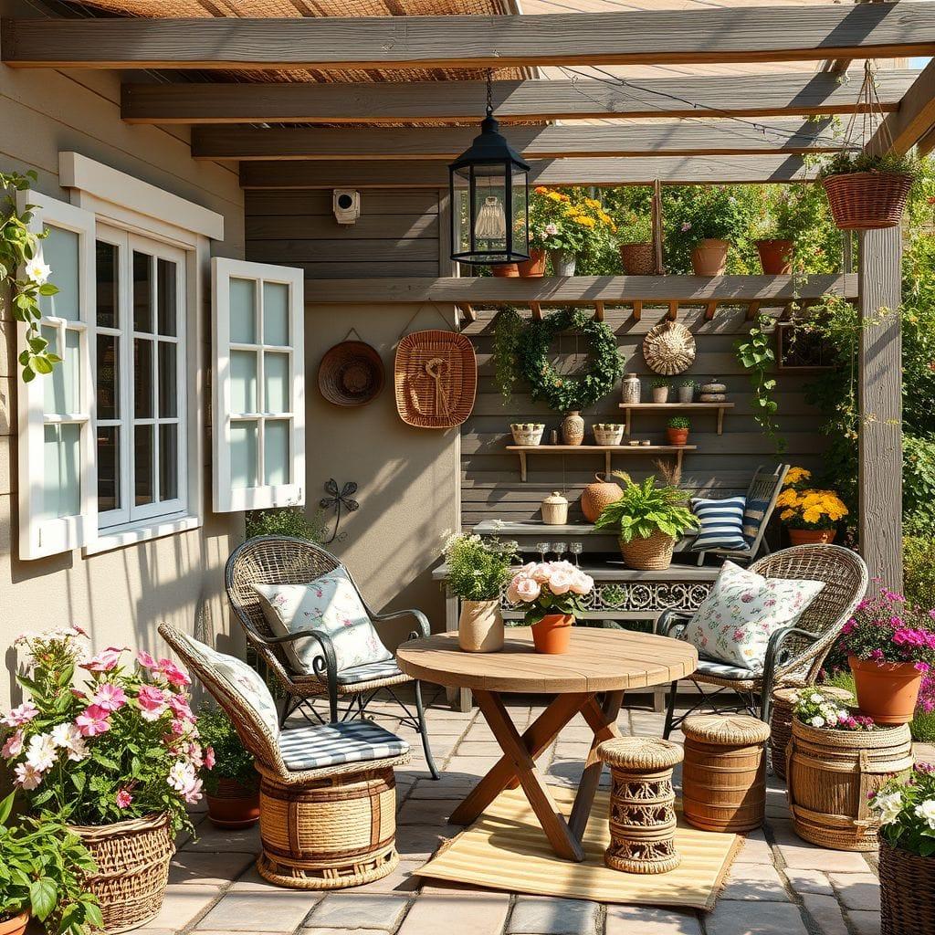 Cottagecore outdoor garden - AI Generated