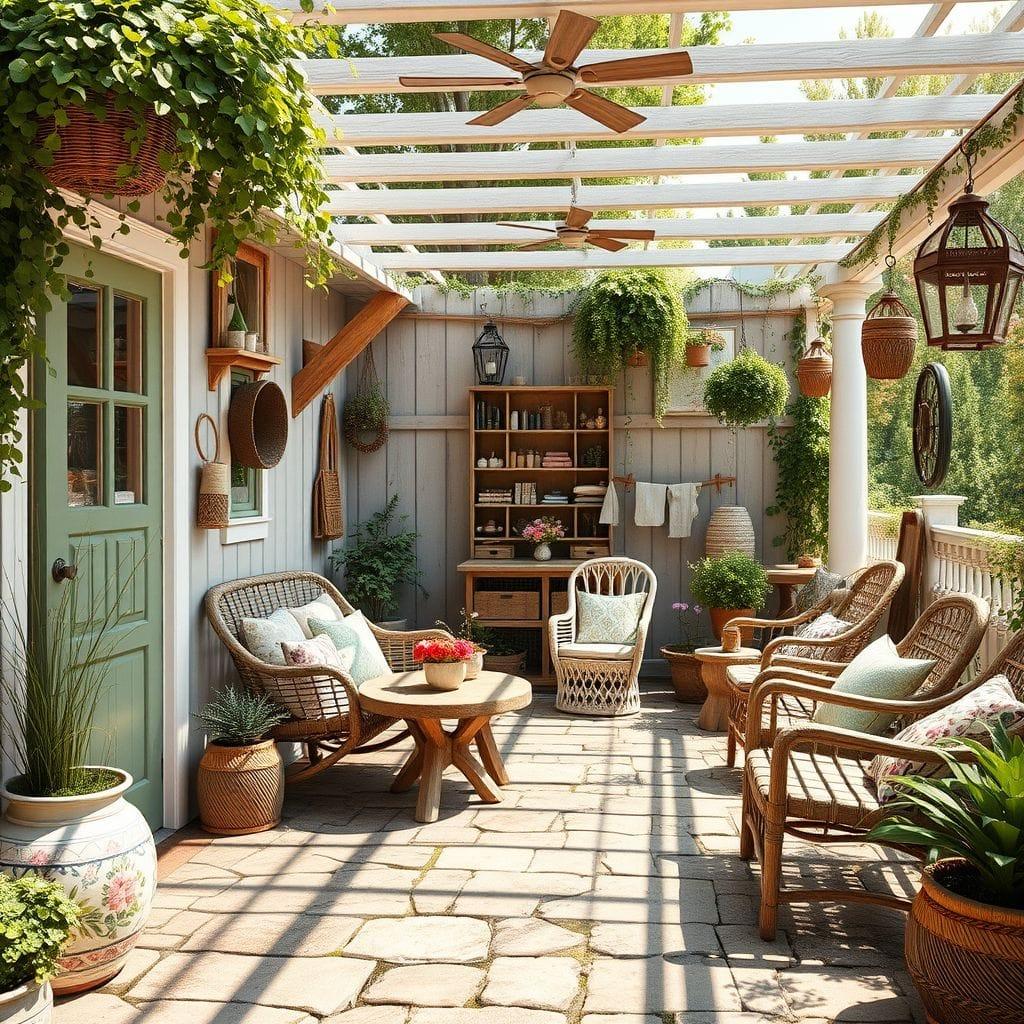 Cottagecore outdoor garden - AI Generated