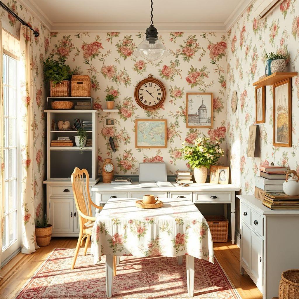 Cottagecore study room - AI Generated