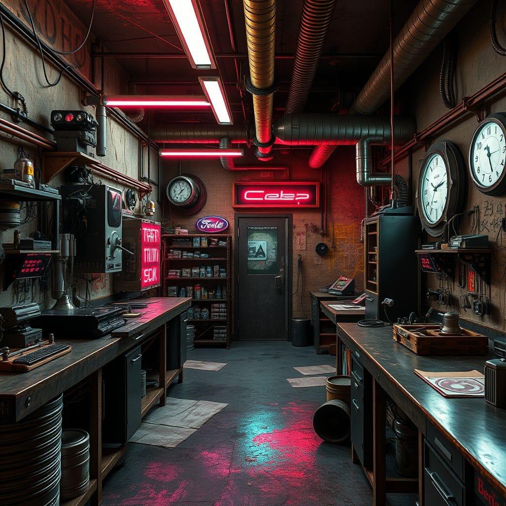 Cyberpunk workshop - AI Generated