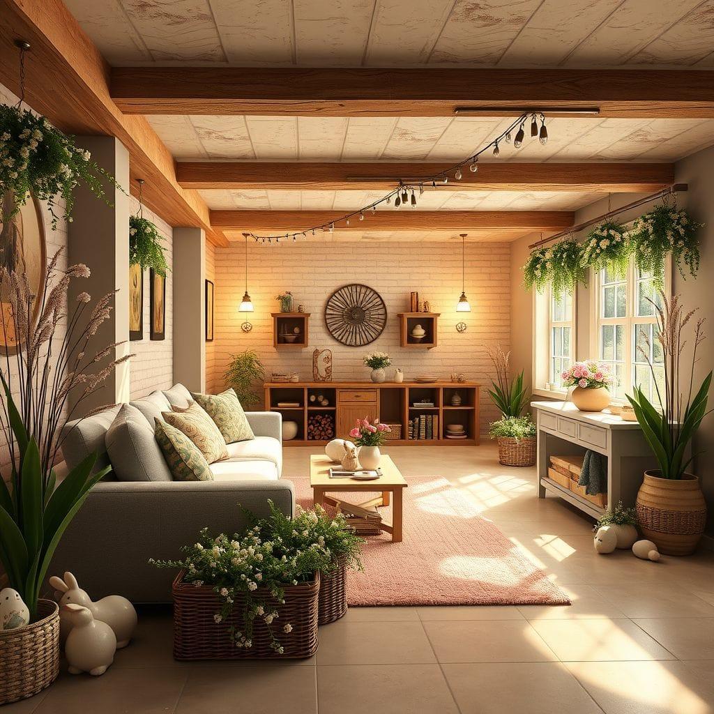 Easter basement - AI Generated