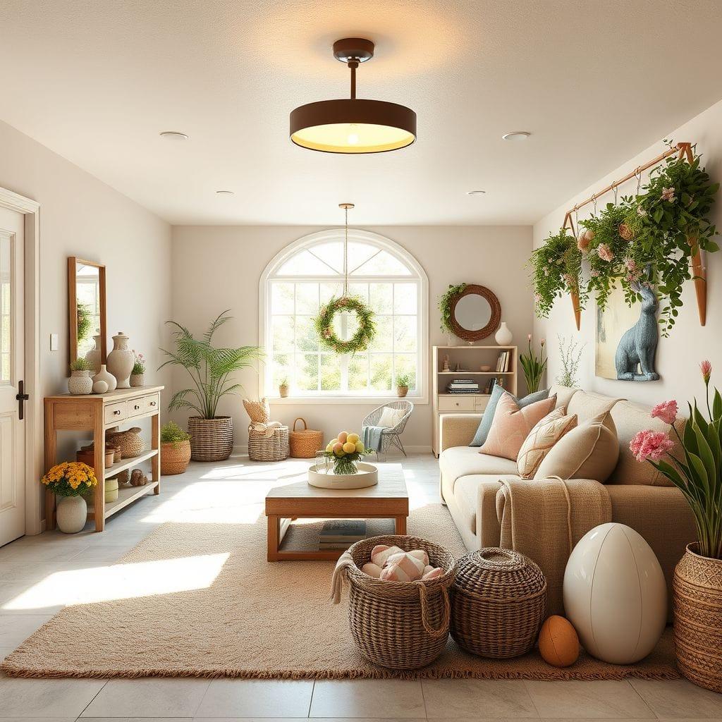 Easter basement - AI Generated