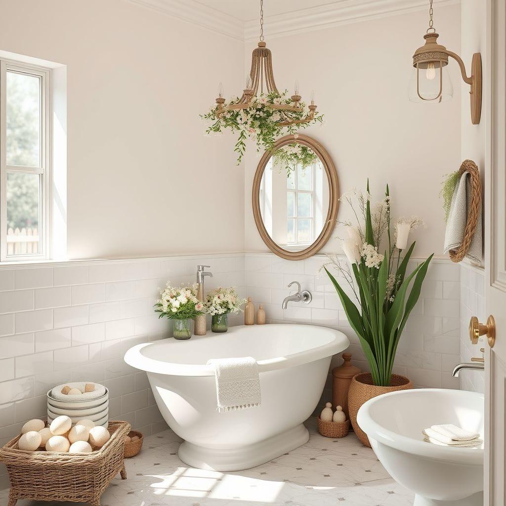 Easter bathroom - AI Generated