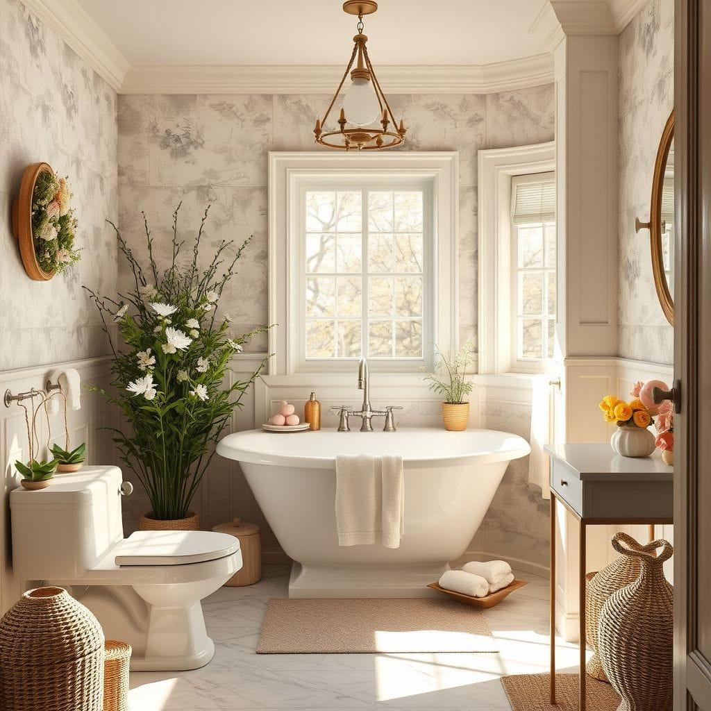 Easter bathroom - AI Generated