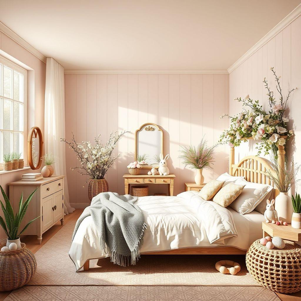 Easter bedroom - AI Generated