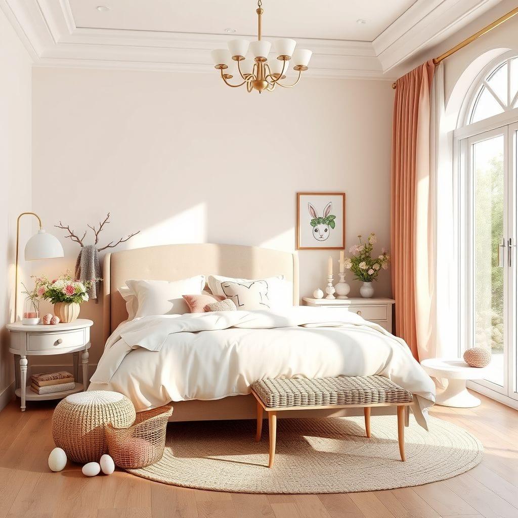 Easter bedroom - AI Generated