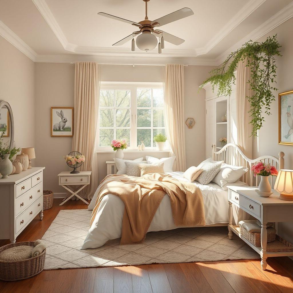 Easter bedroom - AI Generated
