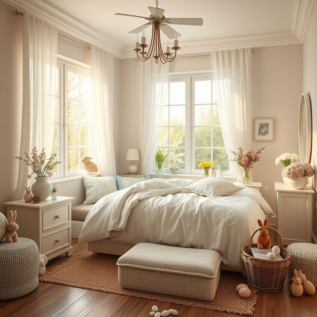 Easter bedroom - AI Generated