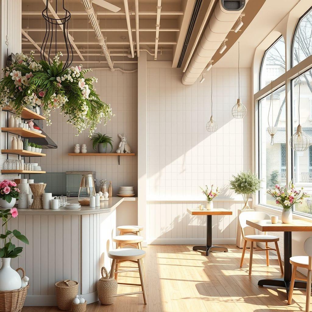 Easter coffee shop - AI Generated