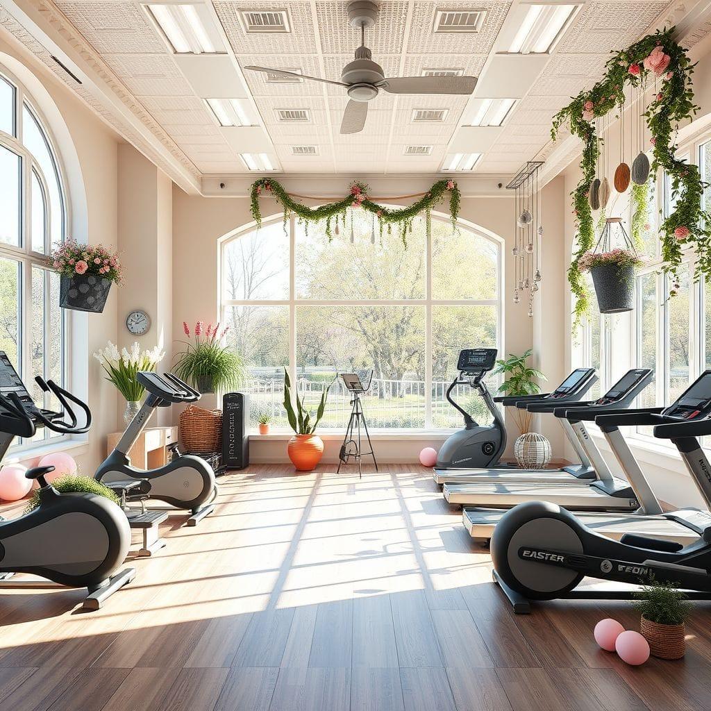 Easter gym - AI Generated