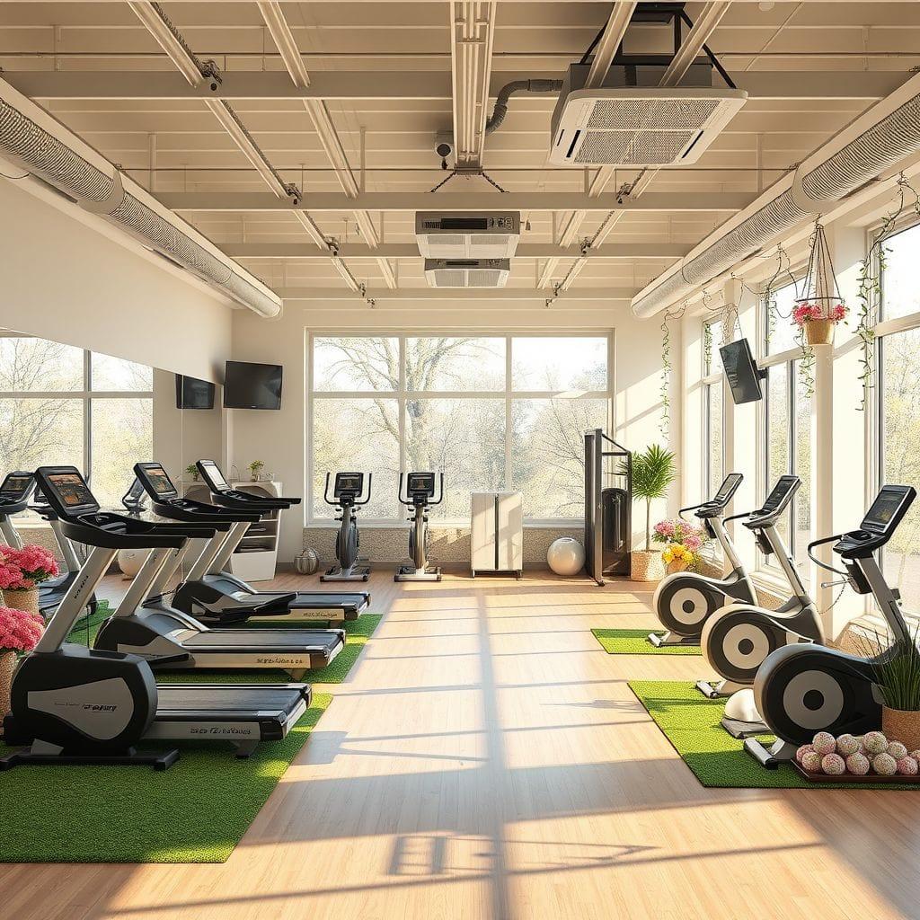 Easter gym - AI Generated