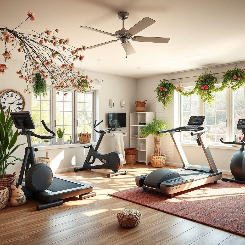 Easter home gym - AI Generated