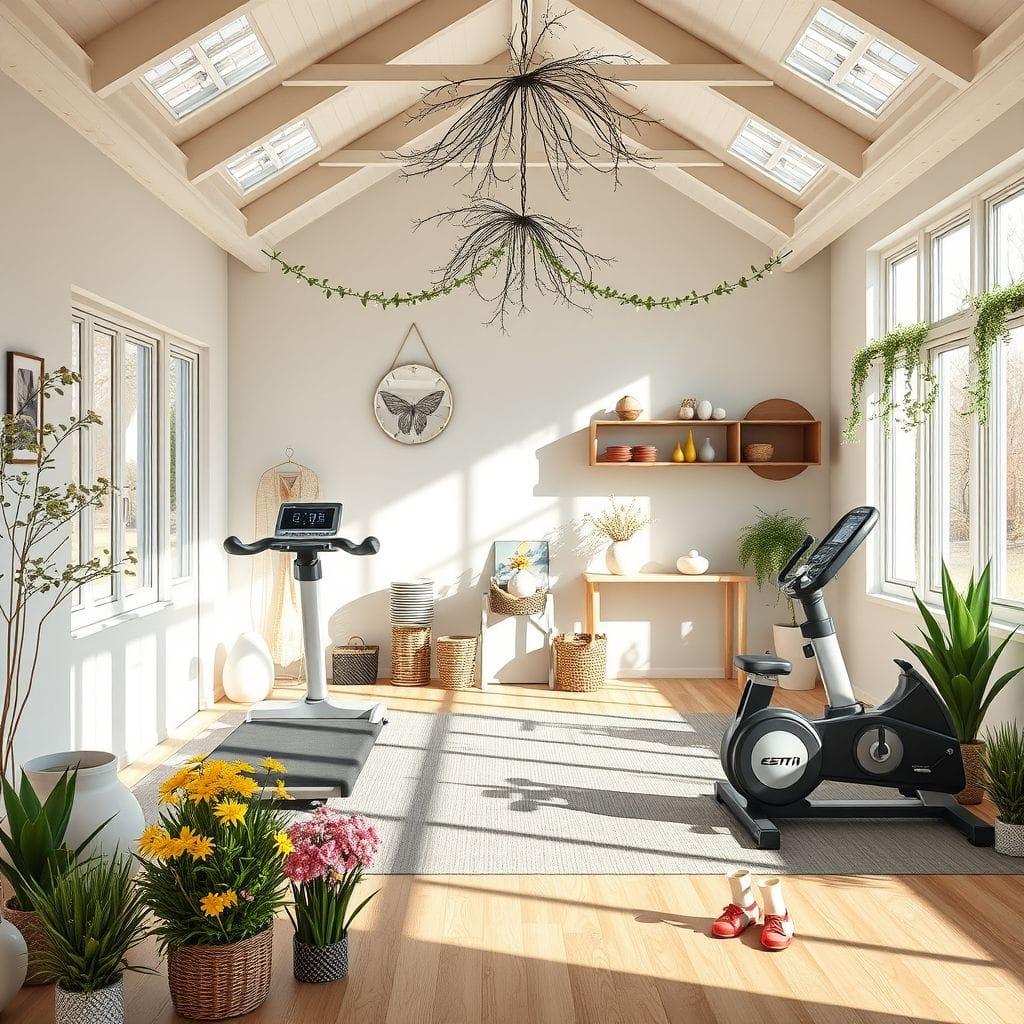 Easter home gym - AI Generated