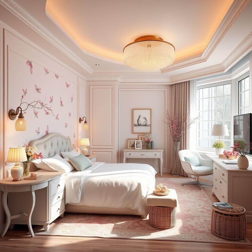 Easter hotel room - AI Generated