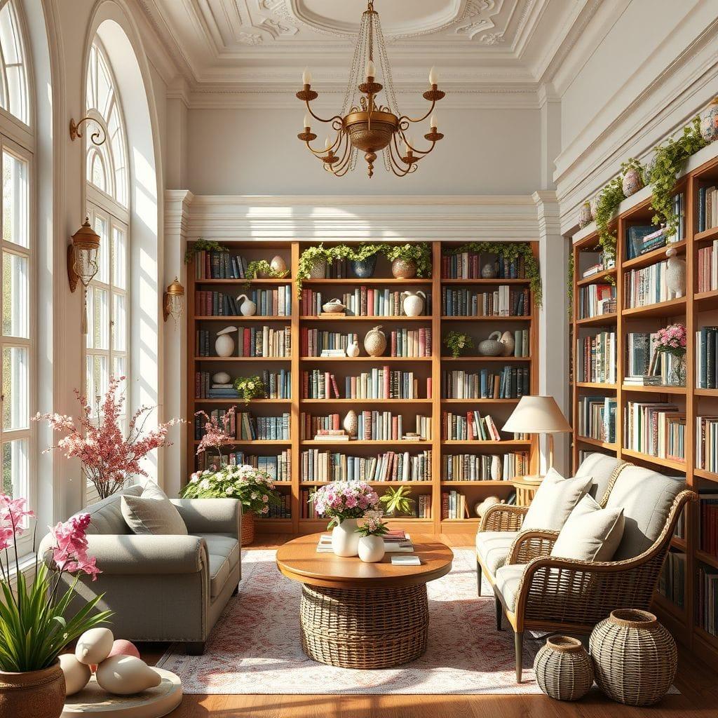 Easter library - AI Generated
