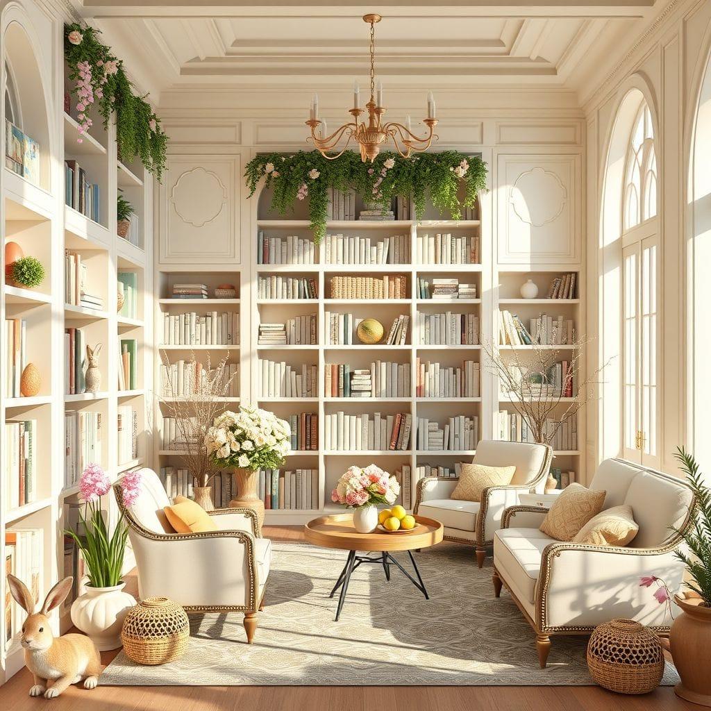 Easter library - AI Generated