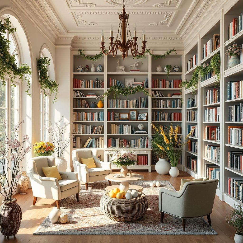 Easter library - AI Generated
