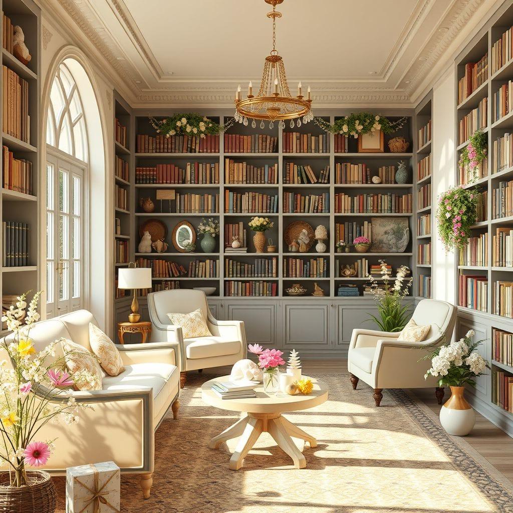 Easter library - AI Generated