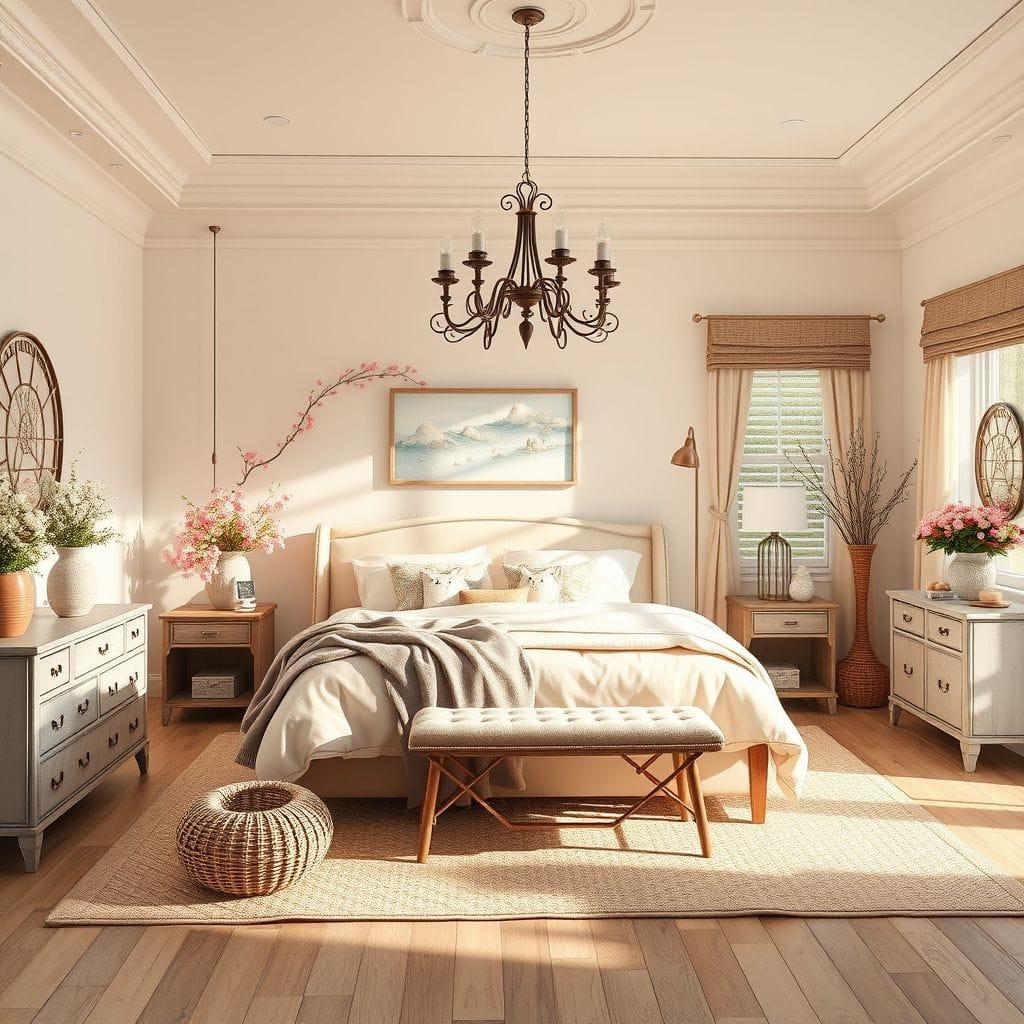 Easter master bedroom - AI Generated