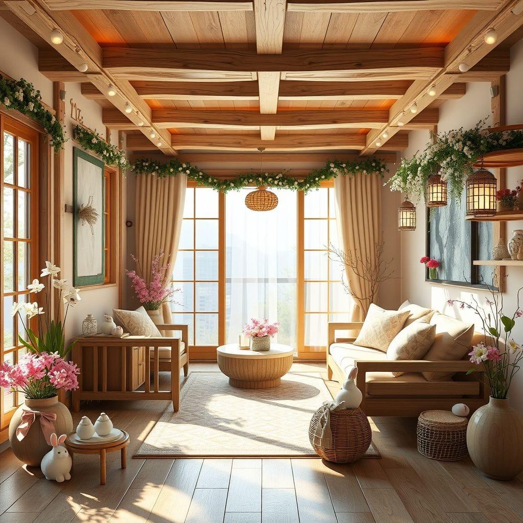Easter onsen - AI Generated