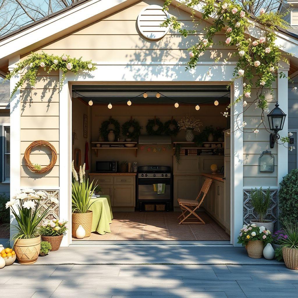 Easter outdoor garage - AI Generated